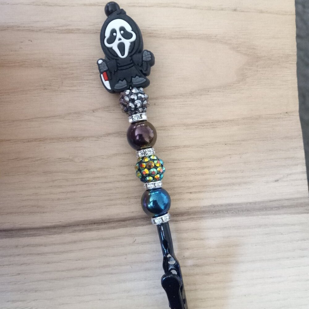 Handmade Ghostface Clip, ATM Card Grabber,  Bracelet Helper,  Cigarette Holder